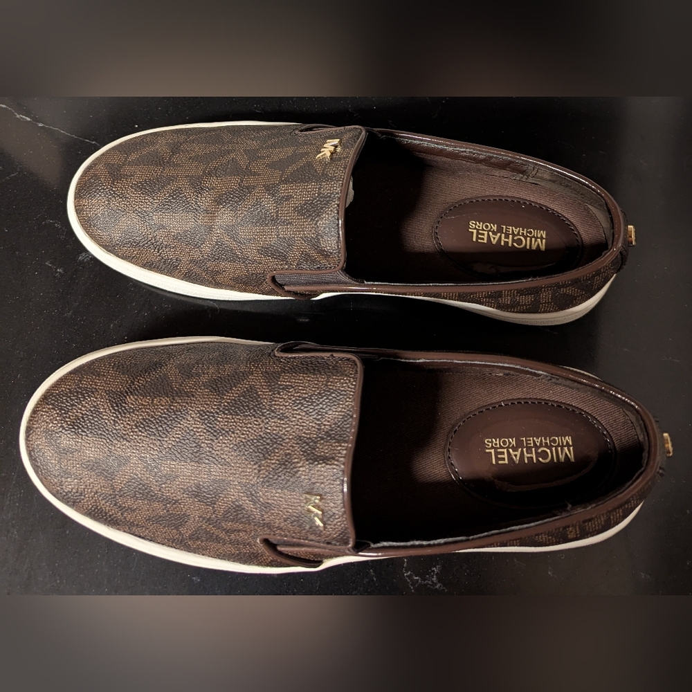 Michael Kors Keaton Logo Slip-On Sneakers Size 8.5 MSRP $99 - Picture 5 of 10